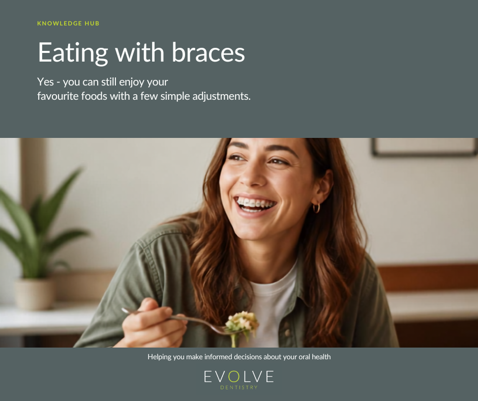 Eating with braces